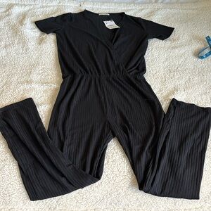 NWT Zara Trafaluc Ribbed S\S Jumpsuit